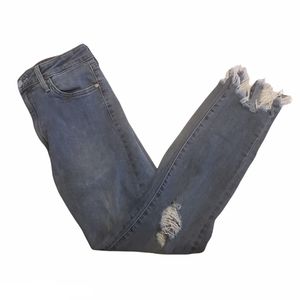 Just Black Distressed Skinny Jeans